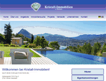 Tablet Screenshot of kristall-immobilien.com